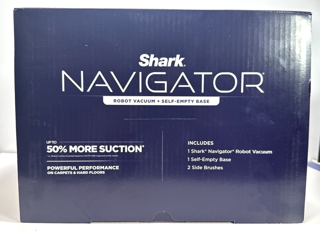 New Shark Navigator Robot Vacuum + Self-Empty Base RV2120AE #1