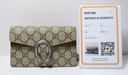 [11487-1] Gucci Dionysus GG Supreme Super Mini Bag Beige Canvas