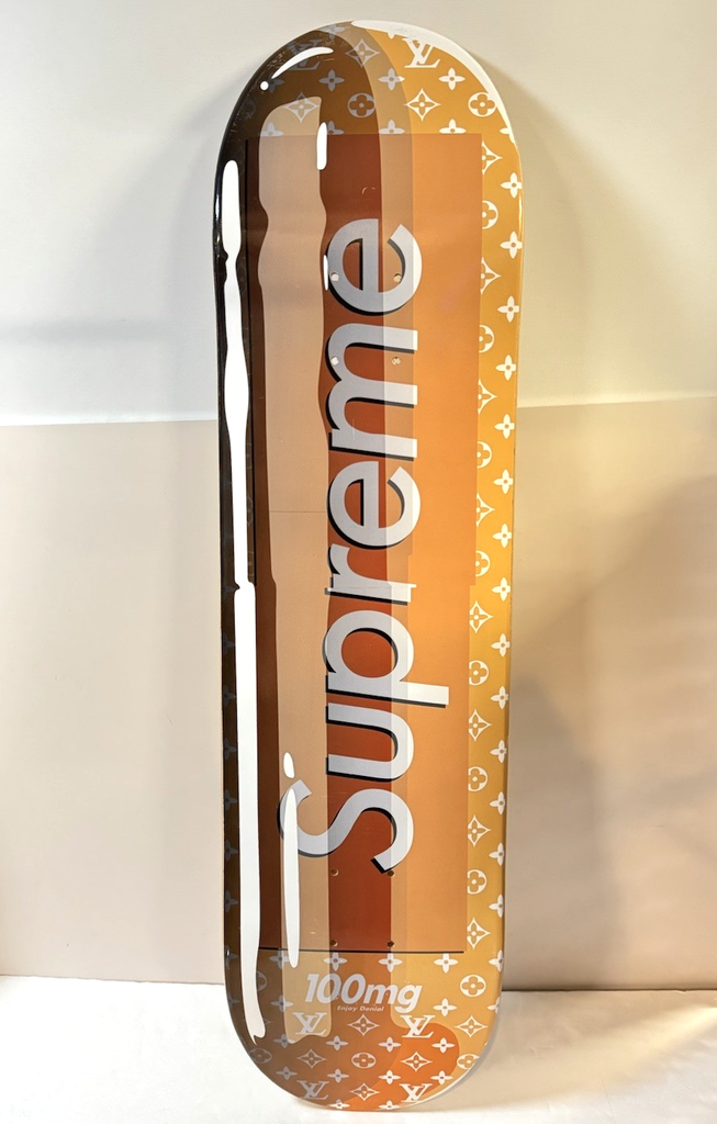 1xRun DENIAL Designer Drugs Supreme Mashup x Louis Vuitton - Orange Pill - 13/25