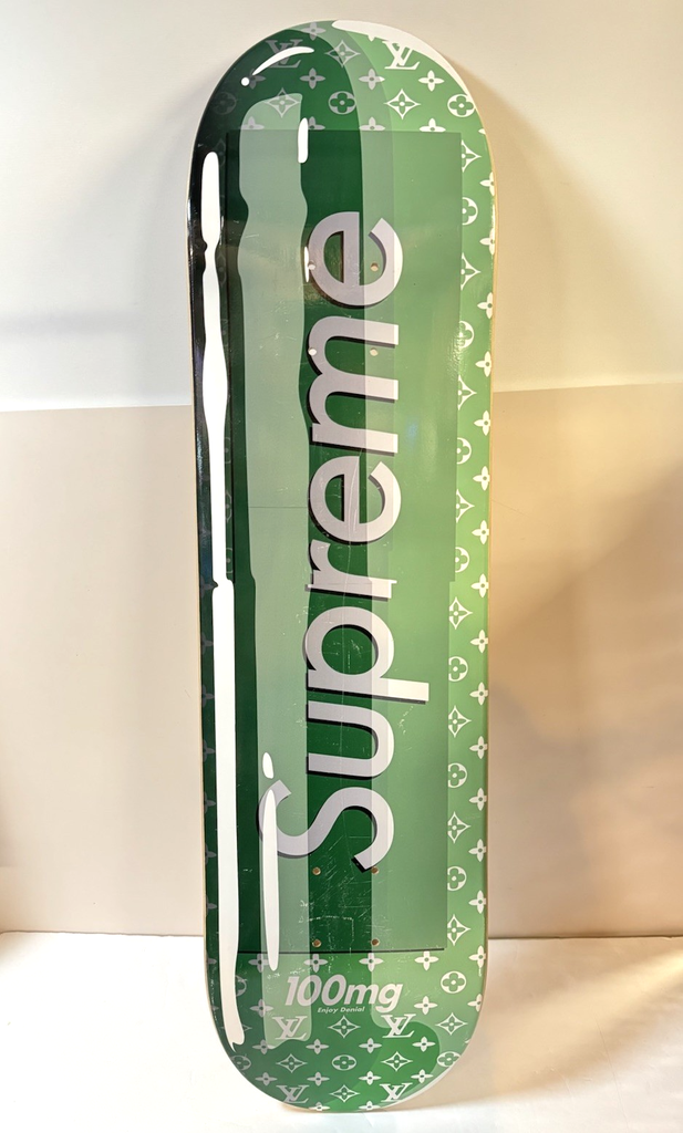 1xRun DENIAL Designer Drugs Supreme Mashup x Louis Vuitton - Green Pill - 13/50