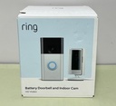 [11592-1] Ring Battery Doorbell and Indoor Camera HD Video Brand New Sealed