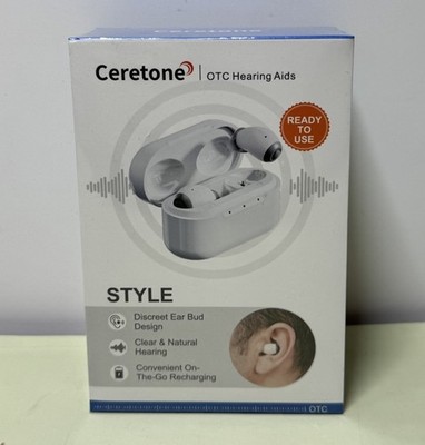 Ceretone Style OTC Hearing Aids CE-A62AT- New Sealed