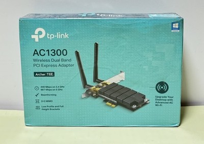TP-Link Archer T6E AC1300 Wireless Dual-Band PCI Express Adapter - New Sealed