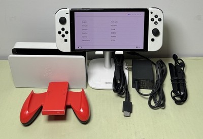 Nintendo Switch OLED Model HEG-001 Handheld Console - 64GB White