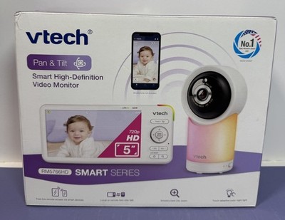 VTech 5" 1080p Smart WiFi Remote Access 360 Degree Pan & Tilt Video Baby Monitor