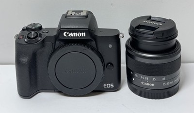 Canon EOS M50 Mark II 4K Mirrorless Camera w/ 15-45 mm Lens