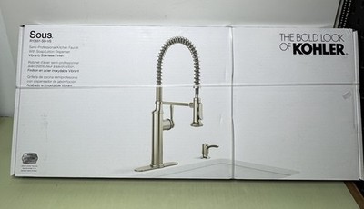 Brand New Kohler R10651-SD-VS Semi Professional Kitchen Faucet SOUS PRO