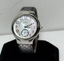 [11910-2] Philip Stein Signature 1 Ladies Watch 32mm MOP Dial Python Strap Stainless Steel