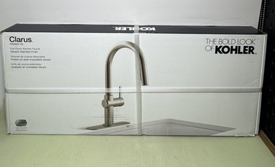 KOHLER R30935-VS Clarus Single Handle Pull Down Sprayer Kitchen Faucet-New