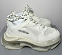 [10393-1] Balenciaga Triple S Clear Sole Light Beige 541624-W2GA1-9100 Men's US 9 SZ