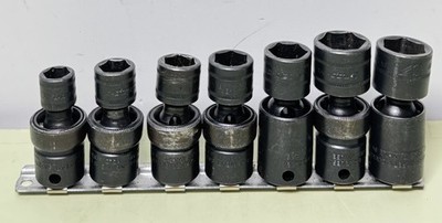 Snap-On 207IPFM 7 Piece 3/8"Dr 6Pt Metric Shallow Impact Swivel Socket Set
