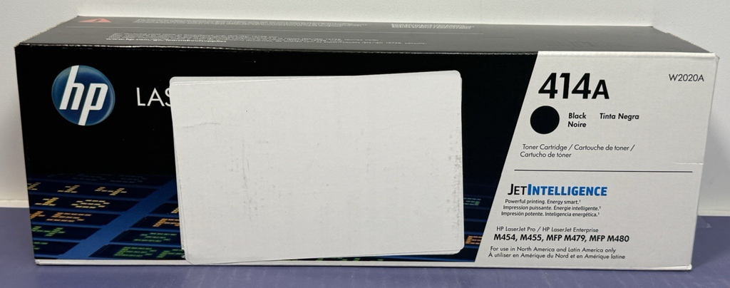 Genuine HP W2020A 414A Black Toner Cartridge M454 M455 M479 M480 New 07/08/2025