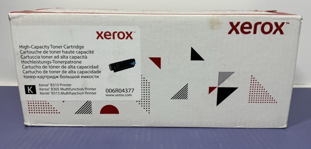 xerox genuine b310 black high capacity toner -cartridge (8,000 pages) -006r04377
