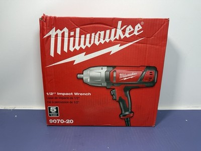 Milwaukee 9070-20 1/2" Impact Wrench-Rocker Switch & Detent Pin Socket Retention