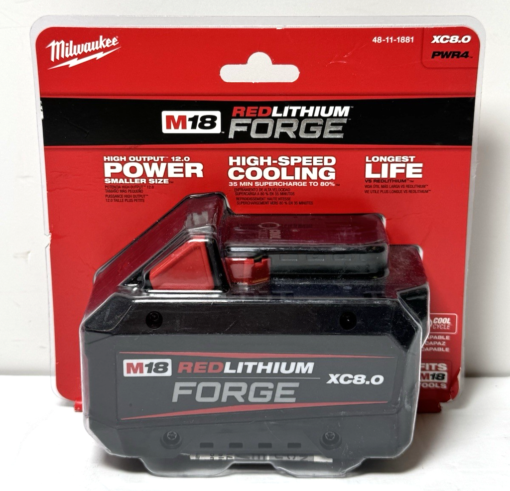 Milwaukee M18 REDLITHIUM FORGE XC8.0 8.0 Ah OEM Battery Pack 48-11-1881