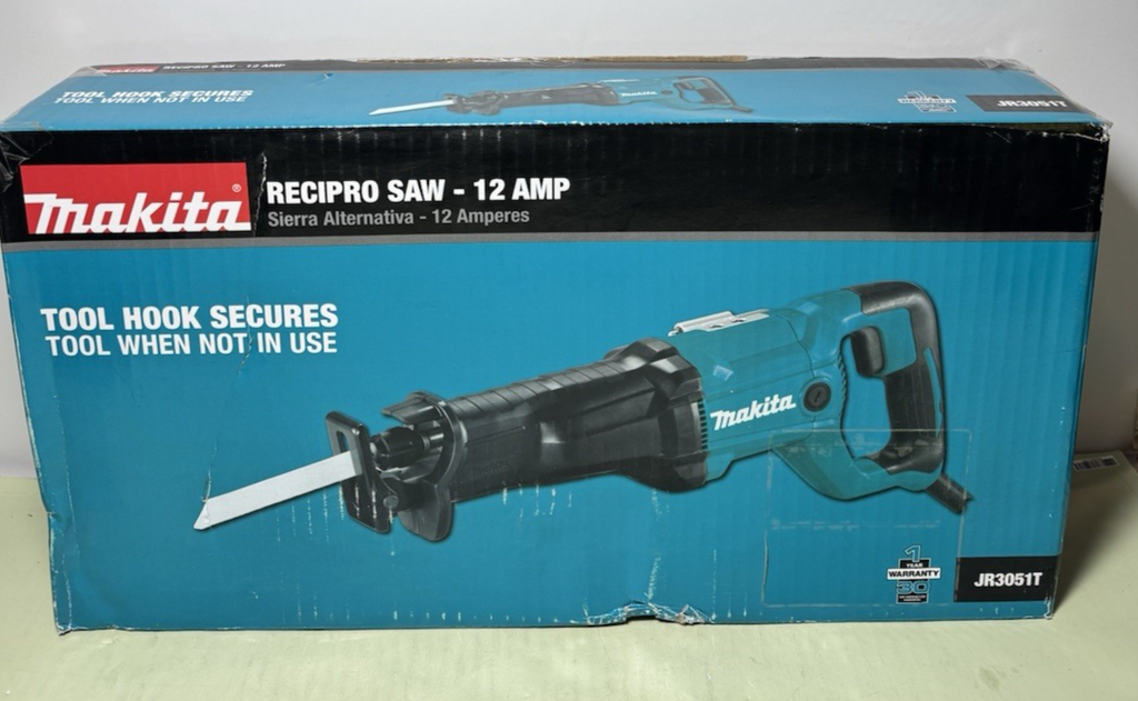 Makita Reciprocating Saw 12 Amps Corded Electric JR3051T-New Sealed