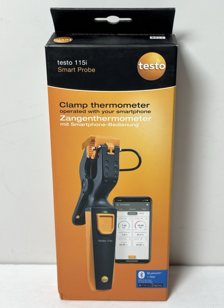 Testo 115i Pipe Clamp Thermometer Wireless Smart Probe -New Sealed