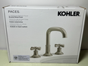 [12799-1] Kohler Paces R36011-3D-BN 8 in. Widespread Bathroom Facet Brushed Nickel Finish
