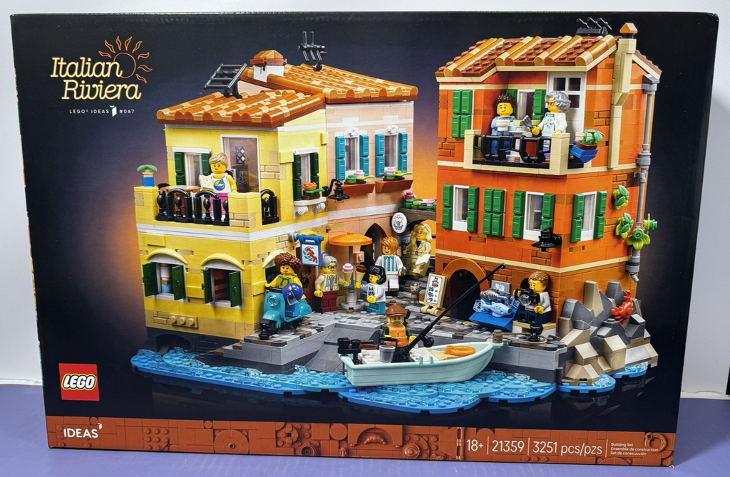 Lego Ideas Italian Riviera 21359 Building Set - SEALED Brand New - SHIPS TODAY