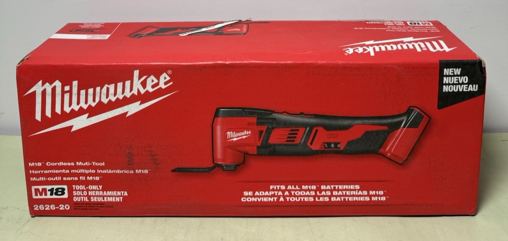 Milwaukee 2626-20 M18 18V Cordless Multi Tool (Tool Only)-New Sealed