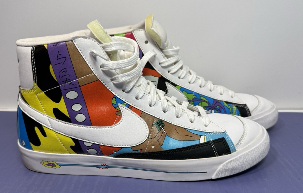Ruohan Wang xNike Blazer ’77 Flyleather Mid Multicolor CZ3775-900 US MEN'S SZ 11