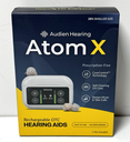 [12927-4] Audien Hearing  ATOM X -Rechargeable OTC Hearing Aids-New Sealed