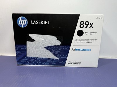 HP 89X Black High-yield Toner Cartridge CF289X Manufactured 08/25