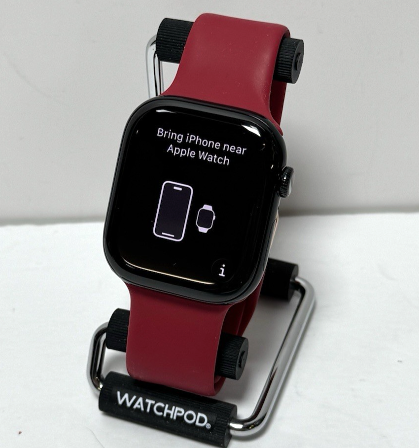 Apple Watch Series 11 46MM Jet Black Aluminum w/Aftermarket Band-Unlocked