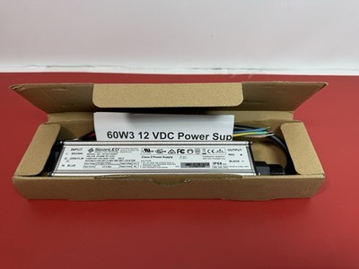 SloanLED 701507-60W3 Constant Voltage LED Driver Power Supply 12V 5A 60W