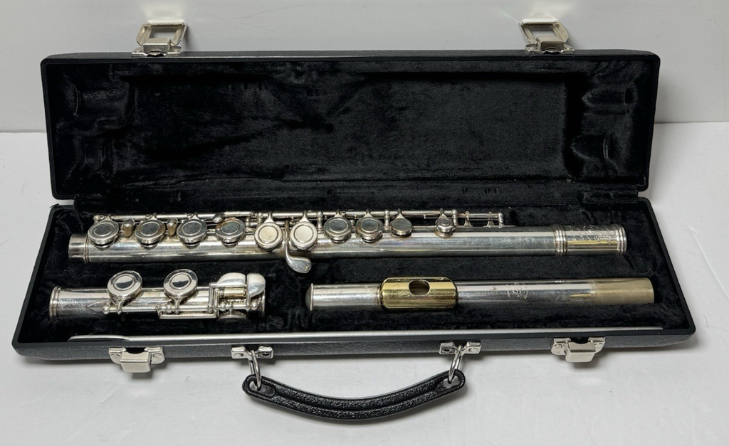 Gemeinhardt 12SP Student Flute Silver-Plated C Foot w/ Hard Case