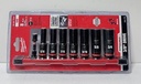 [13085-6] Milwaukee 49-66-7024 8PC SHOCKWAVE Impact Duty 3/8" Drive SAE 6-Point Socket Set