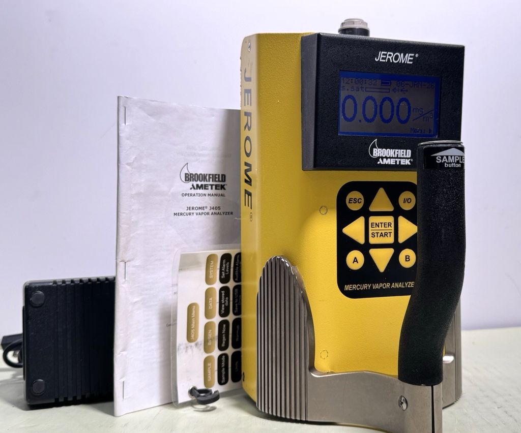 Brookfield Ametek (Arizona) JEROME  J405-0007 Rev-D Mercury Vapor Analyzer