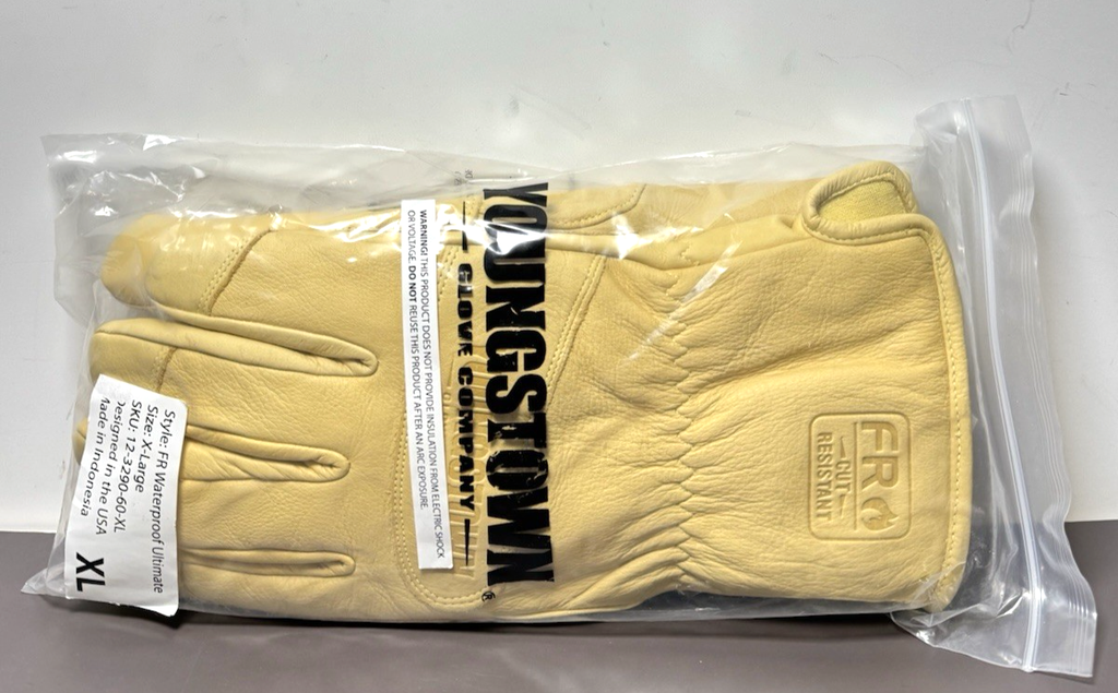 Youngstown Glove Co FR Ultimate WP Utility Glove, Light Tan, XL, 1 PR