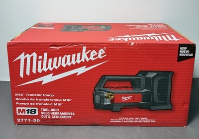 Milwaukee M18 Transfer Pump (2771-20) Tool-Only- Brand New Sealed