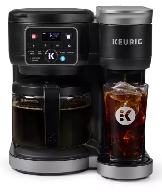 Keurig K Duo Essentials Hot & Iced Single-Serve K-Cup Pod Coffee Maker - New