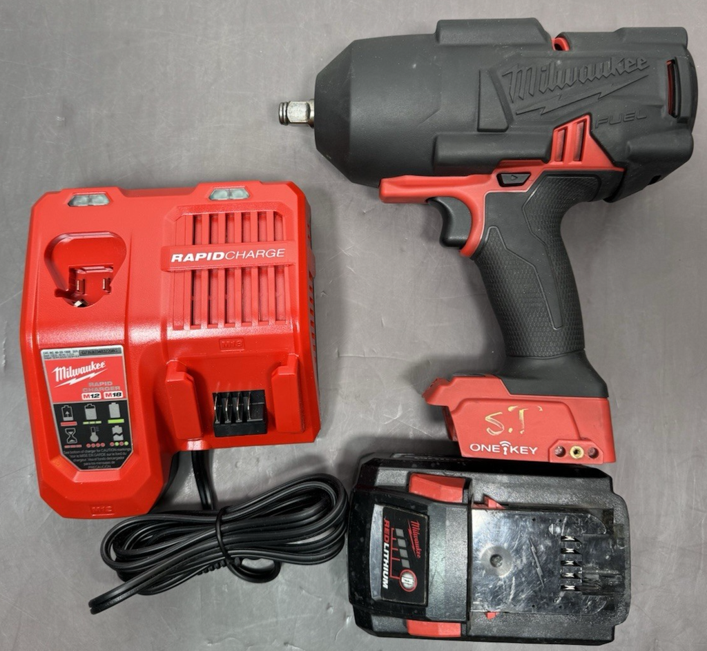 Milwaukee ‎2863-20 M18 FUEL 1/2" Impact Wrench w/ XC6.0aH Batt Charger and Boot
