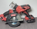[13328-1-2] Milwaukee M18 FUEL 2782-20 Metal Cutting Saw + 2625-20 Hackzall + 5.0Ah Battery
