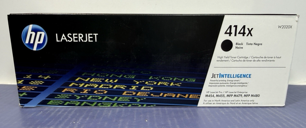 HP 414X LaserJet Genuine Black Toner Cartridge W2020X Brand New 2025