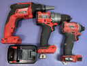 [13405-13, 13405-14, 13405-19] Milwaukee Drywall Screw Gun /Hammer/Impact 2866-20 2904-20 2853-20 + 6.0AH Batt