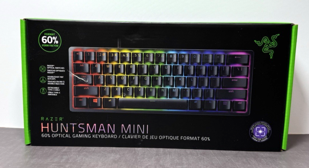 Razer Huntsman Mini 60 TKL Gaming Keyboard Black - NEW