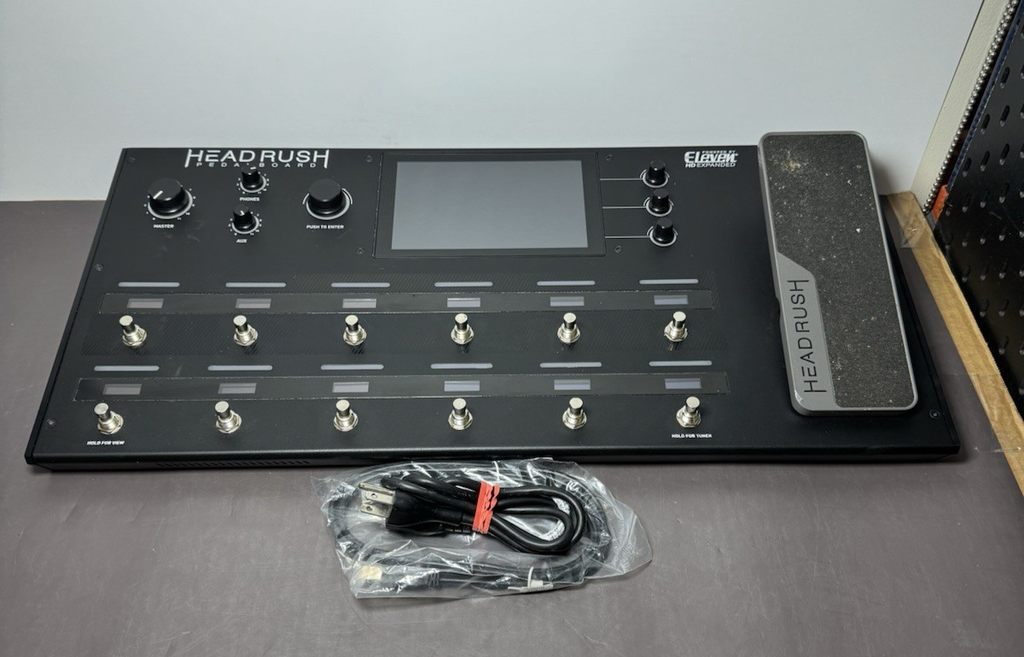 Headrush Pedalboard Eleven HD Multi Effects Amp Modeler w/ Power & USB