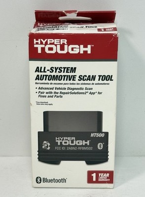 Hyper Tough HT500 Bluetooth All-System Automotive Scan Tool -Open Box