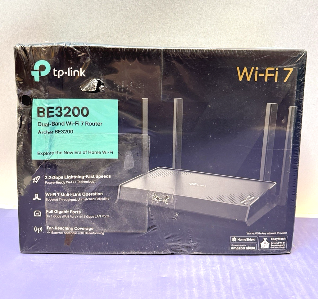 TP-LINK Archer BE3200 Dual Band Wi-Fi 7 Router Sealed - Brand New