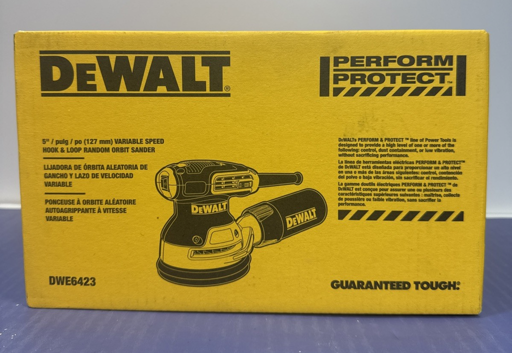 Dewalt DWE6423 5" Variable Speed Random Orbit Sander New Sealed