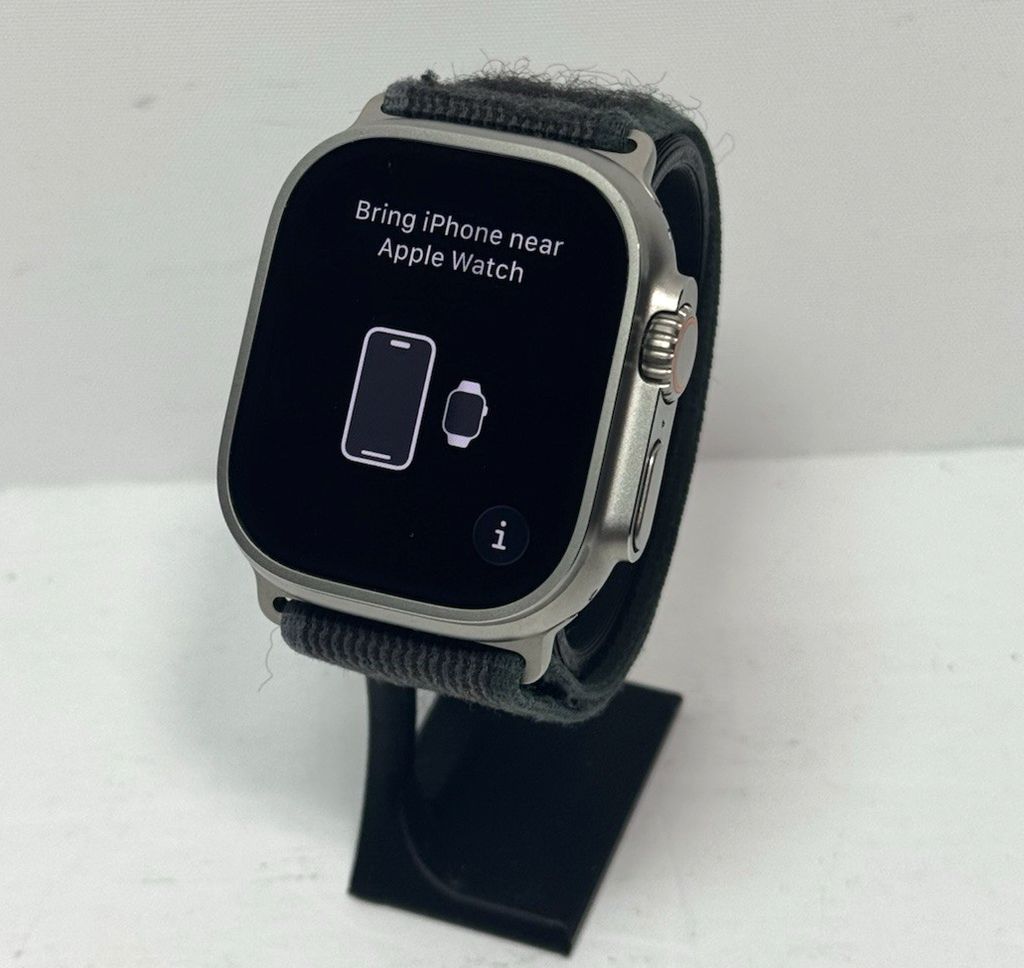 Apple Watch Ultra 2 49MM GPS +Cell  Black Titanium w/ Blue/Gray Trail Loop