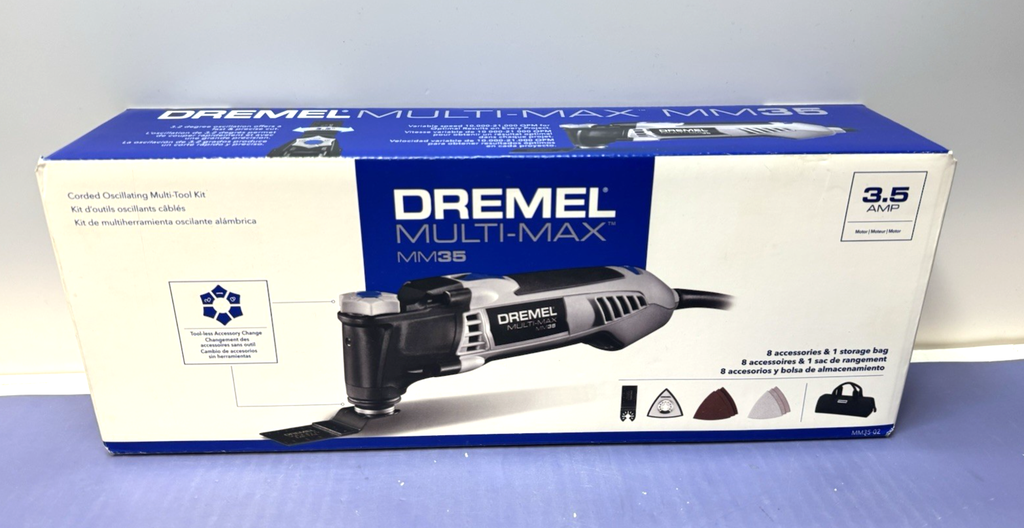 Dremel Multi-Max 3.5 Amp Oscillating Tool with 12 Accessories MM35-01
