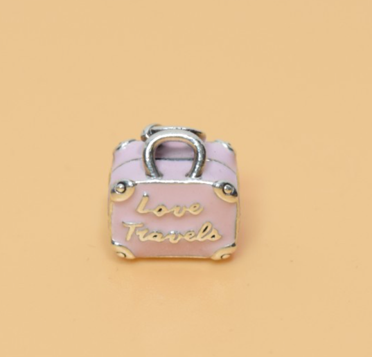 Pandora Charm – Pink Travel Bag Sterling Silver ALE S925 798063EN124