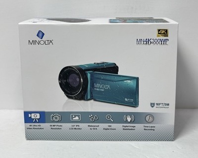 Minolta MN4K300WP 4K Ultra HD / 56 MP Waterproof Camcorder