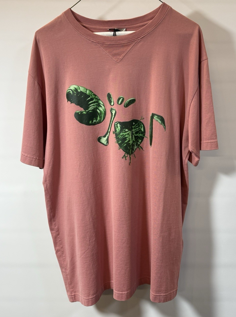 Dior × Travis Scott -Cactus Jack Logo T-Shirt Oversized Mens Size M - NWT