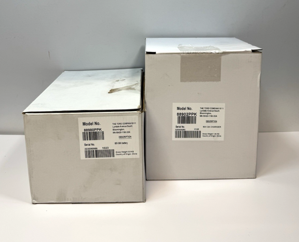 Toro Flex-Force 60V MAX 8.0Ah Batt & Charger Set & Models 88980/88902 - Open Box